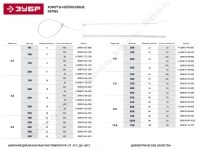 Хомуты ЗУБР нейлоновые белые 2.5x200мм (100шт) (309010-25-200) фото в интернет-магазине Мегастроймаркет