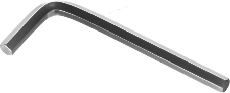 Ключ имбусовый ЗУБР МАСТЕР хромованадиевая сталь хромированное покрытие 6мм (27453-6)