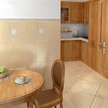 Плитка Kerama Marazzi  Камея белый 25х40 матовая фото в интернет-магазине Мегастроймаркет