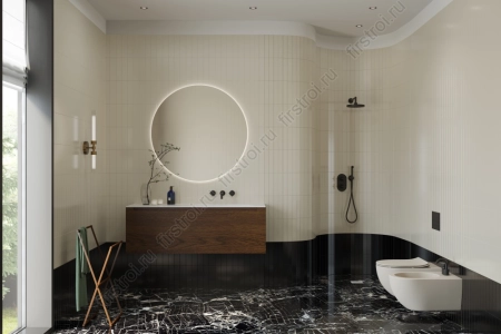 Плитка Creto  Aquarelle Shell 5.8х24 глянцевая фото в интернет-магазине Мегастроймаркет