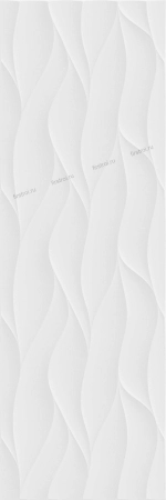 Плитка Creto Декор Brilliant White W M/STR 30x90 R Glossy 1 глянцевый