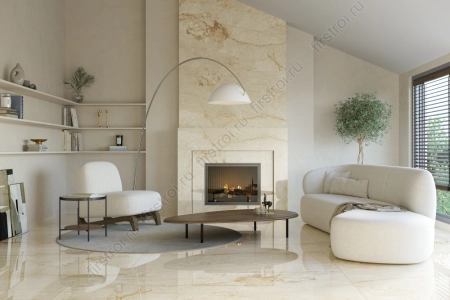 Керамогранит Creto  Ceppo Di Beige 80х160 глянцевый фото в интернет-магазине Мегастроймаркет