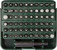 Набор бит "GRAND-61" с адаптером KRAFTOOL 26140-H61, в пластиковом боксе, Cr-V, 61 предмет (26140-H61)