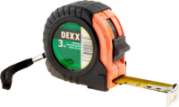 Рулетка DEXX обрезиненный пластиковый корпус 3мx18мм (34011-03-18)
