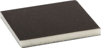 Губка шлифовальная ЗУБР МАСТЕР двуxсторонняя мягкий поролон Р320 123x98x12мм (35614-320)