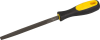 Напильник STAYER PROFI трехгранный с двухкомпонентной рукояткой для заточки ножовок 150мм (16603-15-21)