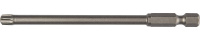 Биты X-DRIVE торсионные кованые, обточенные KRAFTOOL 26125-30-100-1, Cr-Mo сталь, тип хвостовика E 1/4", Т30, 100мм, 1шт (26125-30-100-1)