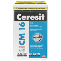 Плиточный клей эластичный Ceresit CM 16 25 кг