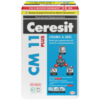 Клей для керамической плитки и керамогранита Ceresit CM 11 Plus 25 кг