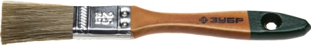 Кисть плоская ЗУБР ЛАЗУРЬ-МАСТЕР смешанная щетина, деревянная ручка, 25мм (4-01009-025)
