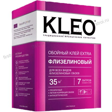 Клей для обоев KLEO Extra Флизелиновый (250 г)