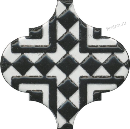 Декор Kerama Marazzi  Арабески глянцевый орнамент 6.5х6.5 глянцевый (OS/A25/65000)