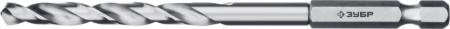 ЗУБР ПРОФ-А 6.0x111мм сверло по металлу с шестигранным xвостовиком сталь Р6М5, класс А (29623-6)