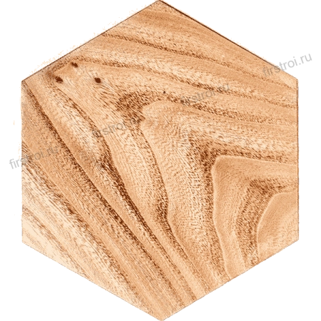Плитка деревянная Фаска 45 натуральное дерево 146х170х8 мм