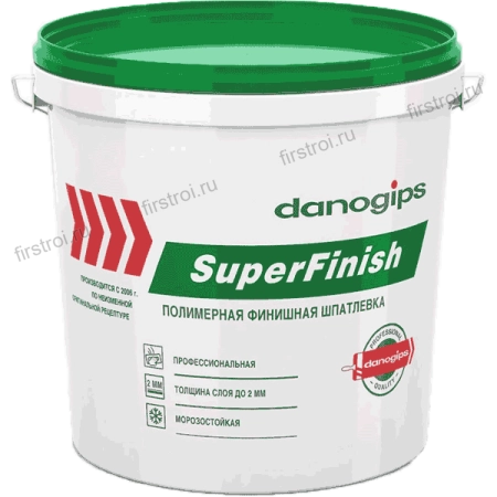 Шпаклевка готовая DANOGIPS Sheetrock / Шитрок SuperFinish  универсальная (17л/28 кг)