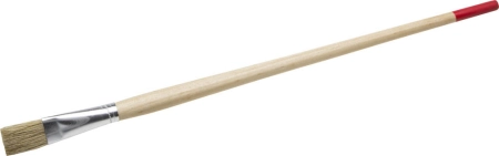 Кисть круглая тонкая STAYER UNIVERSAL-STANDARD светлая натуральная щетина, деревянная ручка, №18x20мм (0124-18)